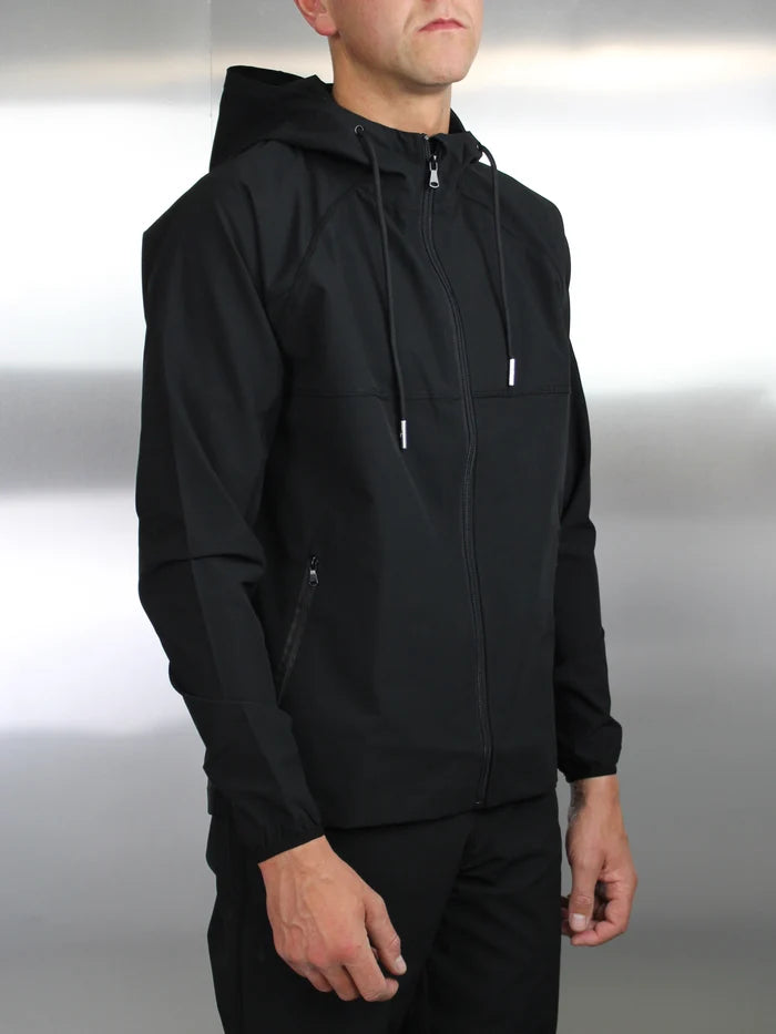 White Threads Versatile 2.0 Windbreaker - Black
